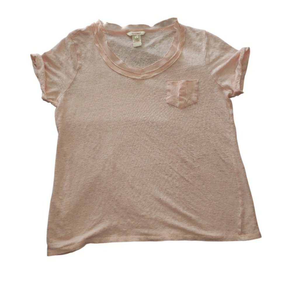 Sundance Linen Tee- L